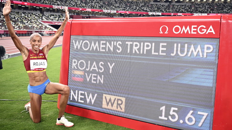 Юлимар Рохас е олимпийска шампионка със световен рекорд
