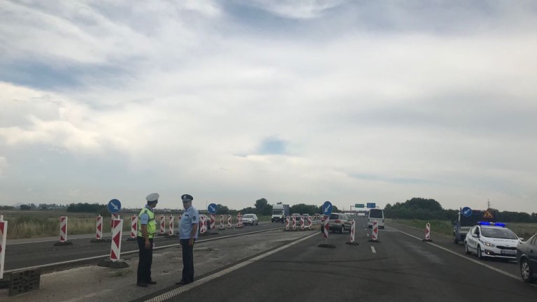 Ограничено е движението на АМ "Тракия" в посока Бургас