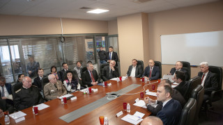 Президентът на Република България Румен Радев посети Центъра за управление