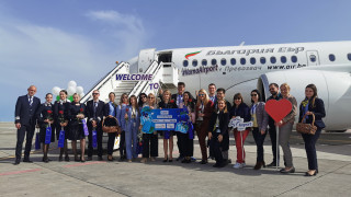 От днес националният авиопревозвач свързва морската ни столица с един