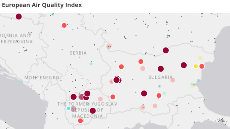 Пореден ден с опасни високи стойности на замърсяване във въздуха.