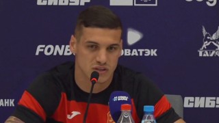 Нападателят на българския национален отбор Кирил Десподов говори преди контролната
