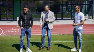 Бившият играч на Лудогорец Жуниор Кайсара посети тима в Разград