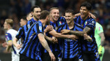 Интер - Верона 1:0 в мач от Серия "А"