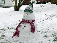 Конкурс за фигура от сняг в Търговище