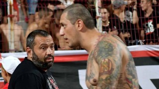 Популярният фен на ЦСКА Росен Петров беше на седмото небе