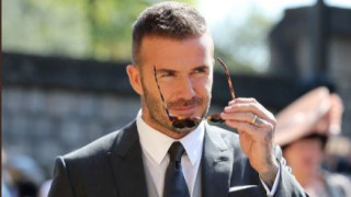 Американската тенисистка Серина Уилямс и бившата английска футболна звезда Дейвид