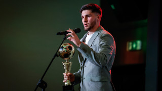 Защитникът на ЦСКА Християн Петров спечели наградата за най прогресиращ млад