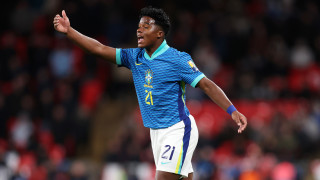 Нападателят на Бразили я Ендрик отбеляза мечтан дебютен гол за