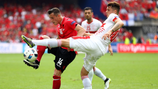 Швейцарският Джака е №1 във втория мач от Евро 2016
