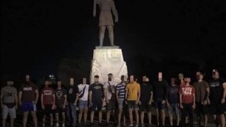Хулигани от украинските фракции Николаев и Черкасы се похвалиха със