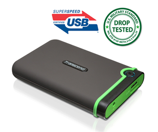 Transcend StoreJet 25M3 получи SuperSpeed USB 3.0 сертификат 