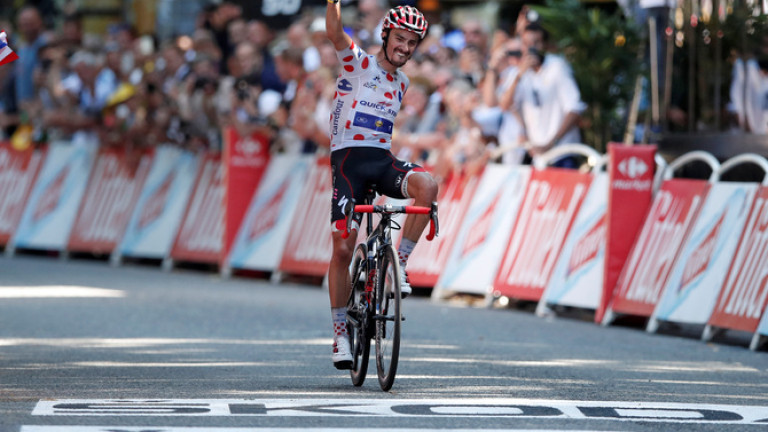 Французинът Жулиен Алафилип спечели първия етап в Пиринеите