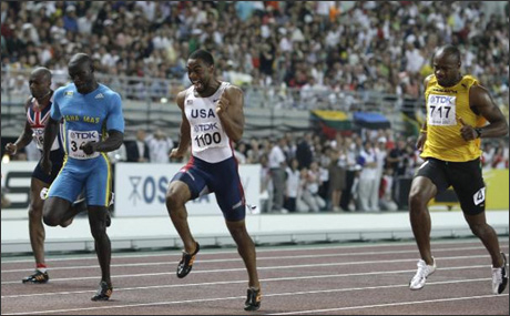 Тайсън Гай спечели титлата в спринта на 100 метра