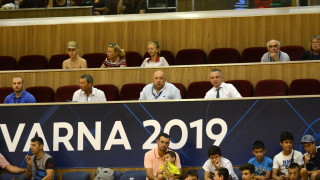 Министърът на младежта и спорта Красен Кралев и кметът на