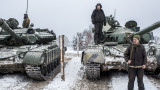 Армията на Украйна проведе танкови учения в Донецка област