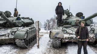 Украинските военни съобщиха че са провели танкови учения в източната