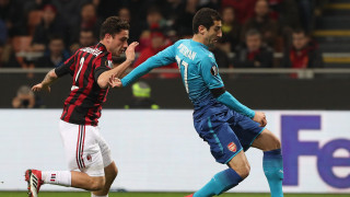 Милан - Арсенал 0:2 (Развой на срещата по минути)