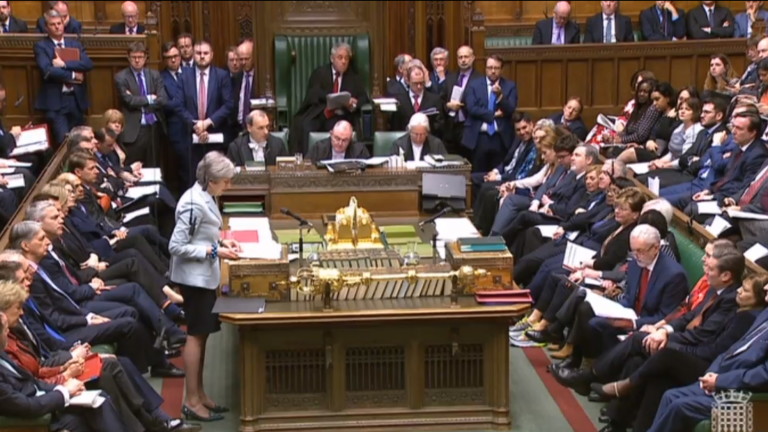 Британският премиер Тереза Мей заяви пред парламента, че ще отхвърли