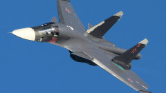 Руски Су-34 се разби по време на тренировъчен полет