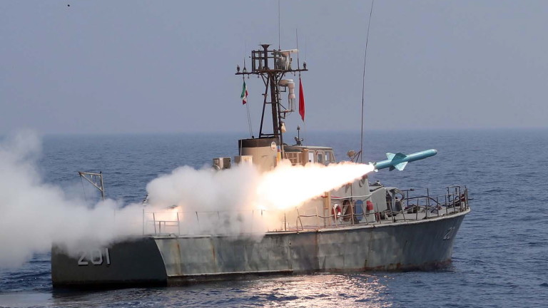 Военноморските сили на Иран мобилизираха иранско производство военна техника, включително