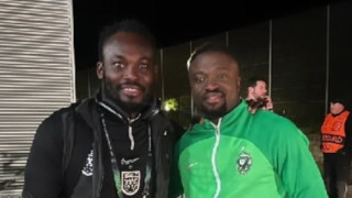 Футболистът на Лудогорец Бърнард Текпетей публикува любопитен кадър в социалните мрежи Крилото