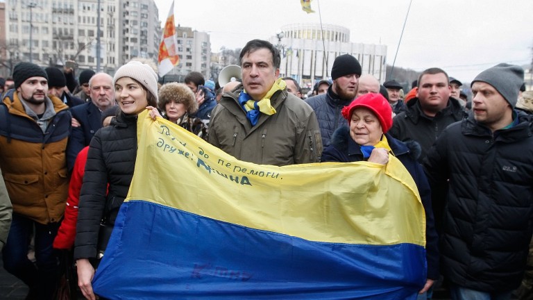 Саакашвили предсказва разпад на Украйна на пет държави