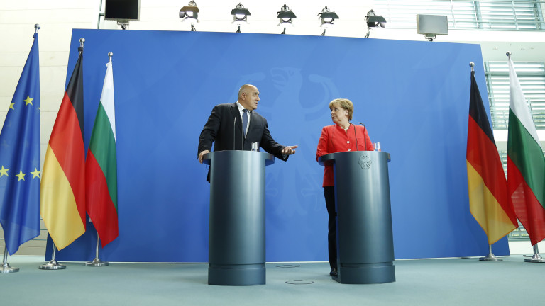 Премиерът Бойко Борисов поздрави германския канцлер Ангела Меркел за победата