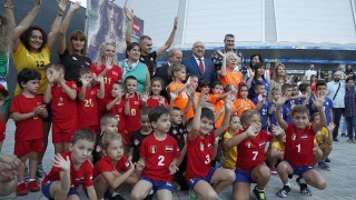 Министърът на младежта и спорта Красен Кралев кметът на Русе