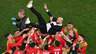 Топъл и много емоционален прием устроиха футболните фенове в Мароко