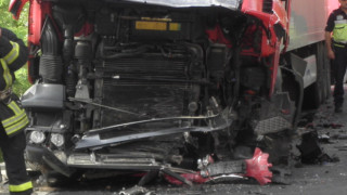 Пътен инцидент е станал на входа на София ТИР е