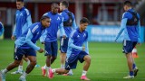 Левски проведе тренировка на "АФАС", от АЗ с топло посрещане