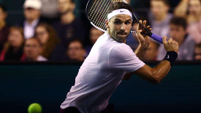 Григор Димитров - Доминик Тийм, 1/8-финал в Париж 6-3, 6-2