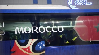 Националният отбор на Мароко вече е в Русия където ще