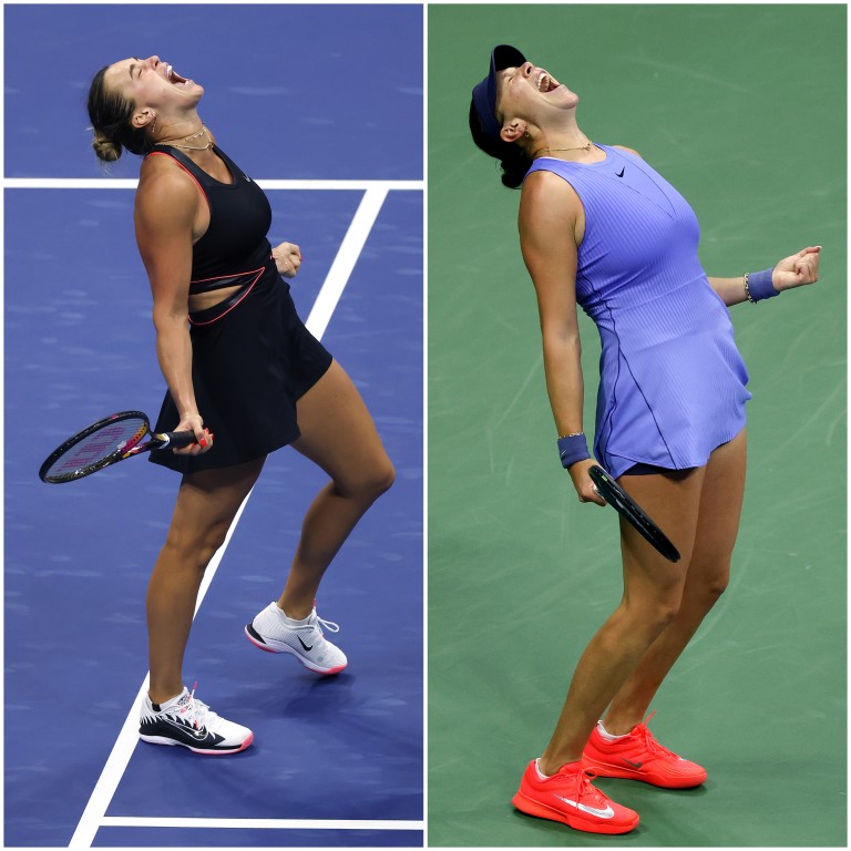 Колаж на Арина Сабаленка и Аманда Анисимова