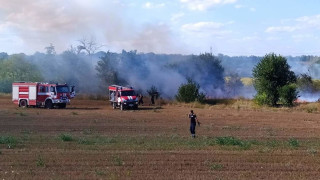 Пожарите в Хасковско са под контрол вчера пожарникарите са гасили