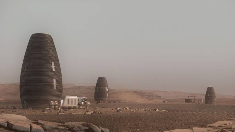 Град на Марс - поглед отвътре
