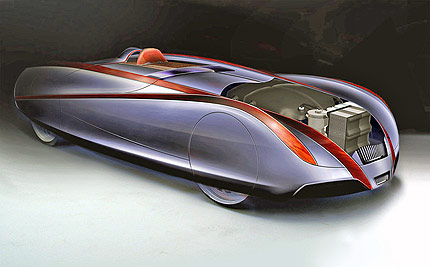 Morgan представя концепцията Life Car през 2008 година