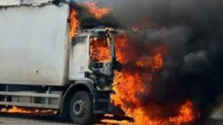 Камион се запали на АМ "Хемус"