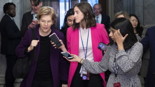 Сенатор Елизабет Уорън която е и претендент за номинацията на