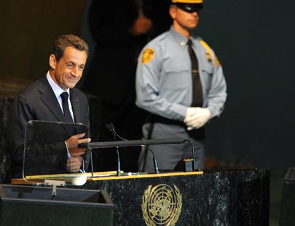 Саркози със среден път за Палестина