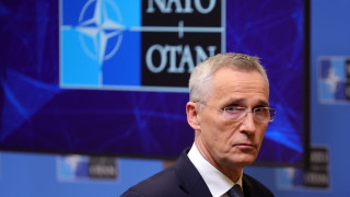 Генералният секретар на НАТО Йенс Столтенберг говорейки на пресконференция в