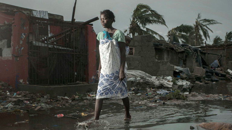 Ветровете и наводненията от циклона Идай, които удариха югоизточна Африка,