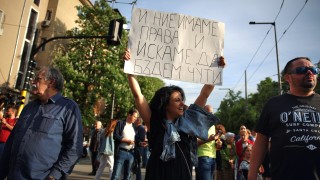 Протест в центъра на София заради новата организация на движение