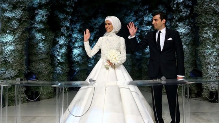 Вижте снимки от сватбата на дъщерята на Ердоган