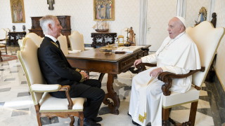 Папа Франциск приветства днес новия посланик на Русия във Ватикана