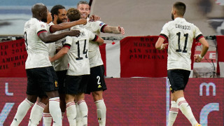 Националният отбор на Белгия спечели гостуването си на Дания в