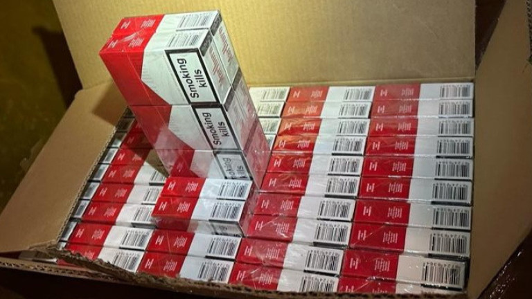 ГДБОП иззе голямо количество цигари без бандерол при акция в Хасково