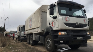 50 камиона с хуманитарна помощ се насочиха към обсадения сирийски град Мадая