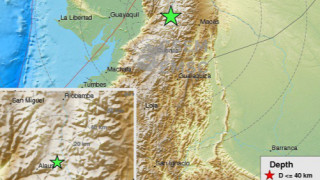 Земетресение с магнитуд 6 3 е отчетено в централен Еквадор ранен